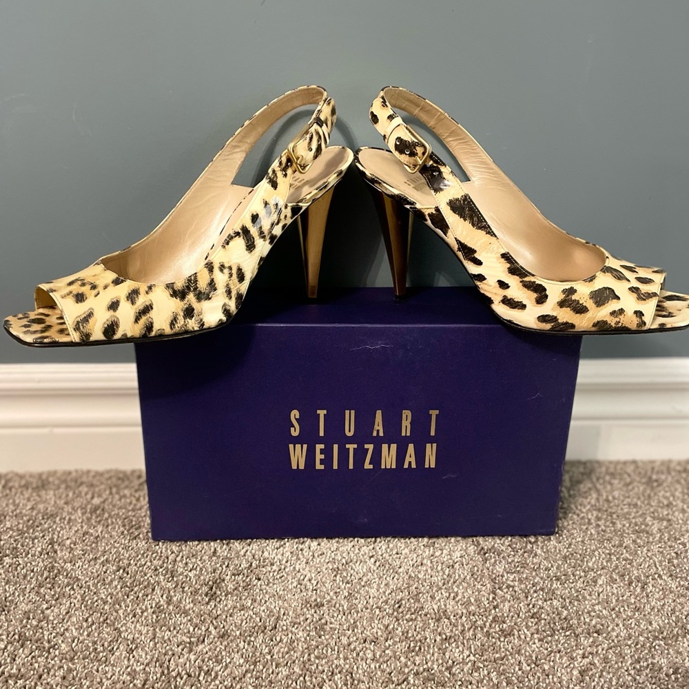 Stuart Weisman Leopard Print 👠